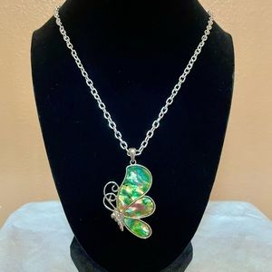 “Abalone Emergence” handcrafted necklace